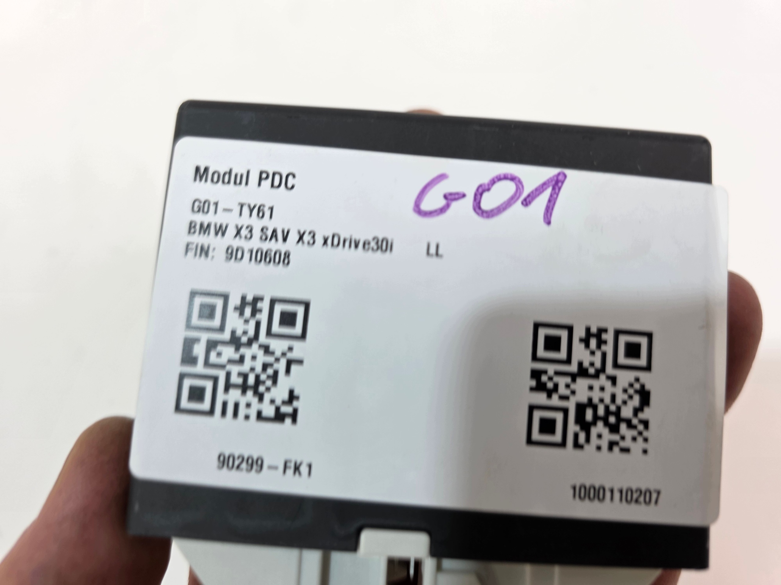 module control unit PDC BMW X3 G01 X5 G05 7910907