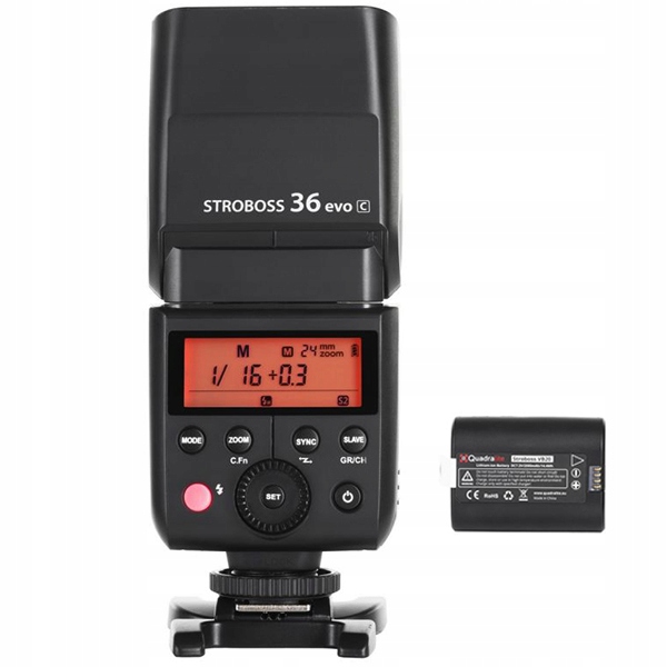 Вспышка Quadralite Stroboss 36 EVO Canon Dedicated for Canon