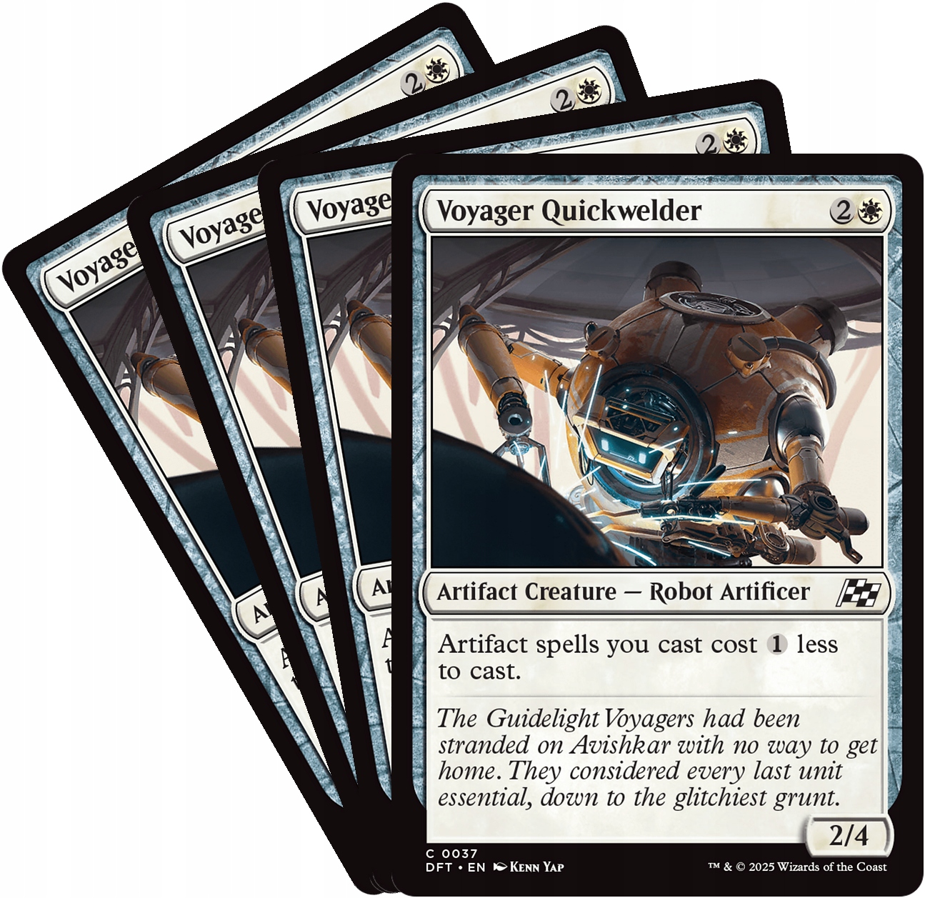 [mtg] Playset: 4x Voyager Quickwelder (dft)