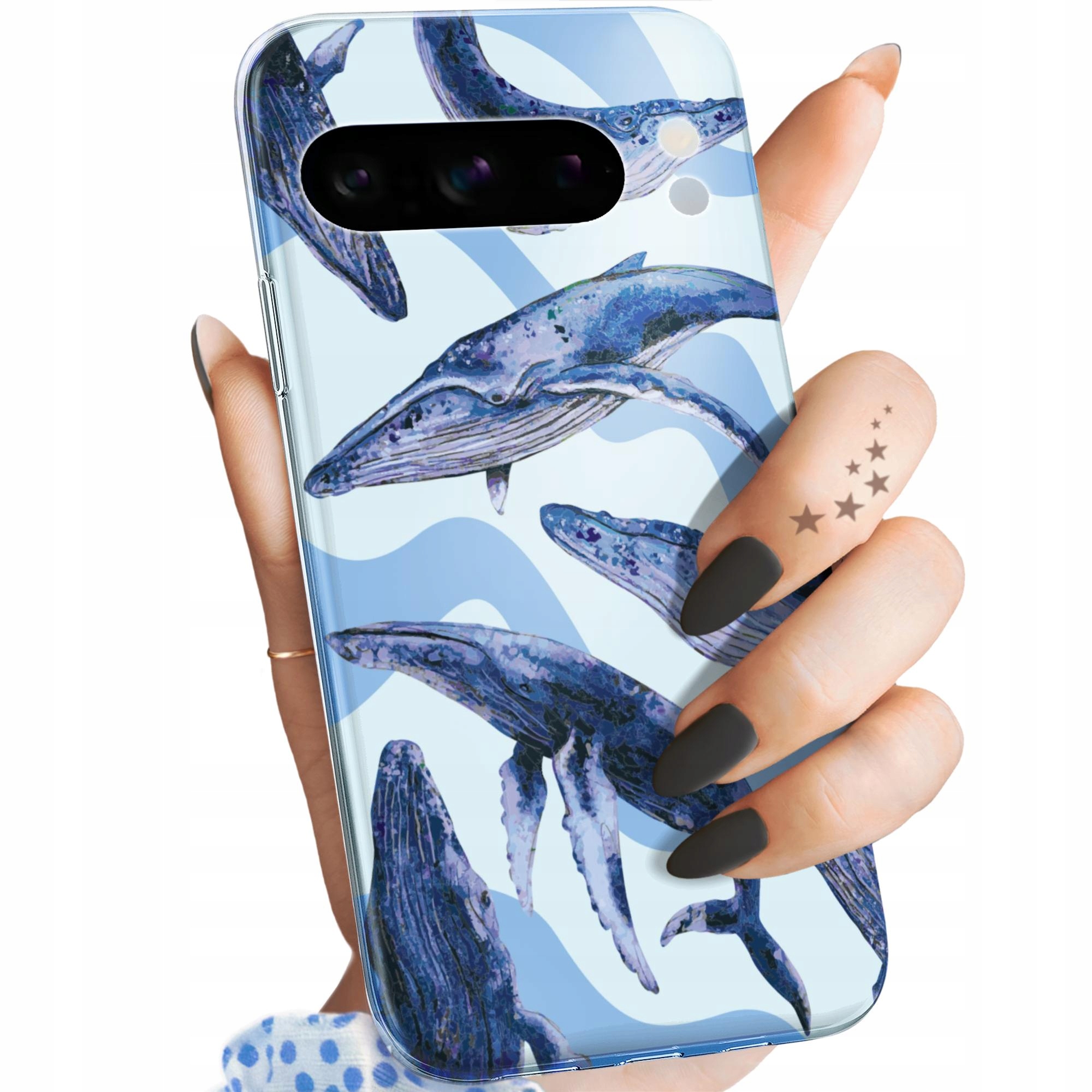 Etui Do Google Pixel 8 Pro Morze Fale Woda Aqua Obudowa Pokrowiec