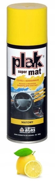 

Plak Atas Mat 200ml czyści Kokpit Cytryna