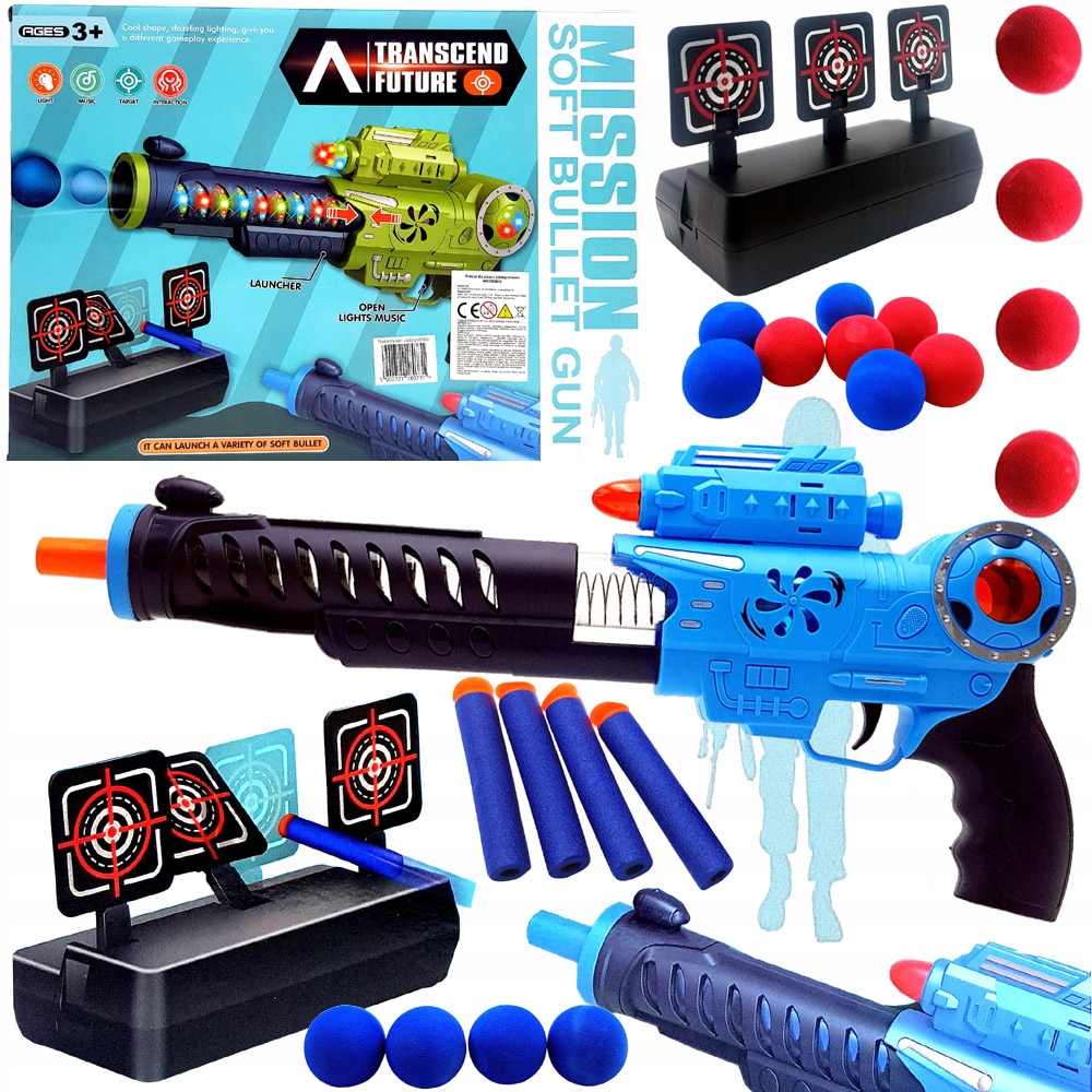 

Pistolet Karabin na Kulki Naboje z tablicą Do Celu