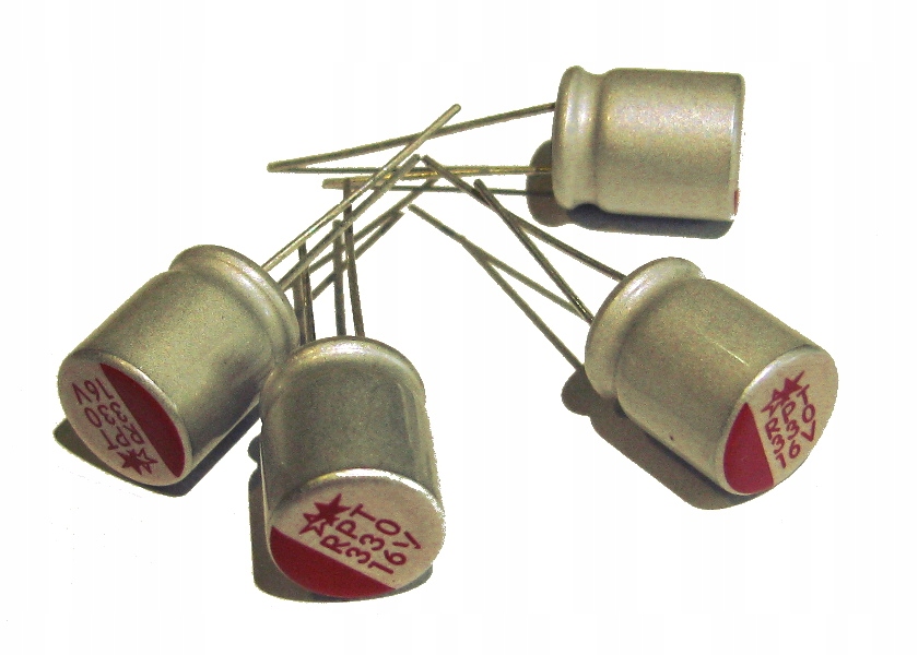 

Kondensator polimerowy 1000uF 16V 105*C 10x12 2szt