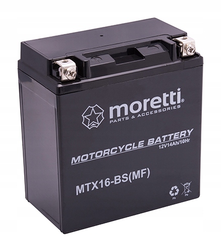 

Moretti Akumulator Agm (Gel) YTX16 12V 14Ah