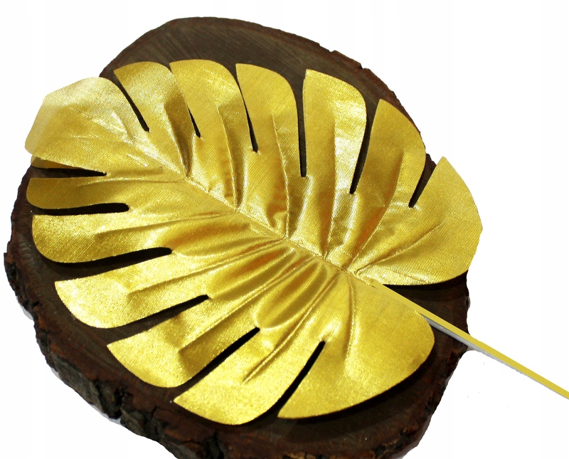

Monstera Liść Złoty Metaliczny S/30 cm