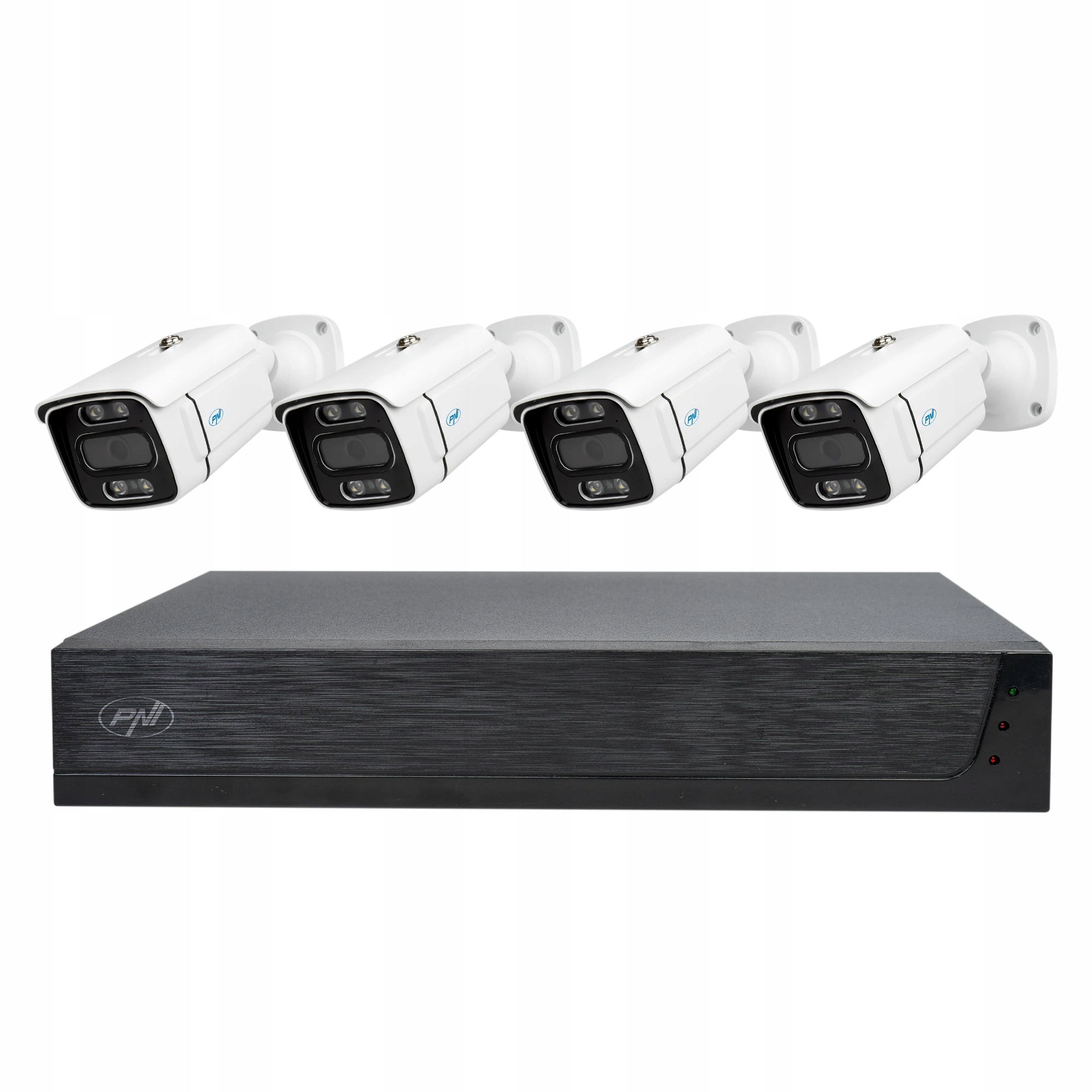 Súprava video sledovania Pni House Ipmax Poe 3LR, Nvr so 4 portami Poe a 10