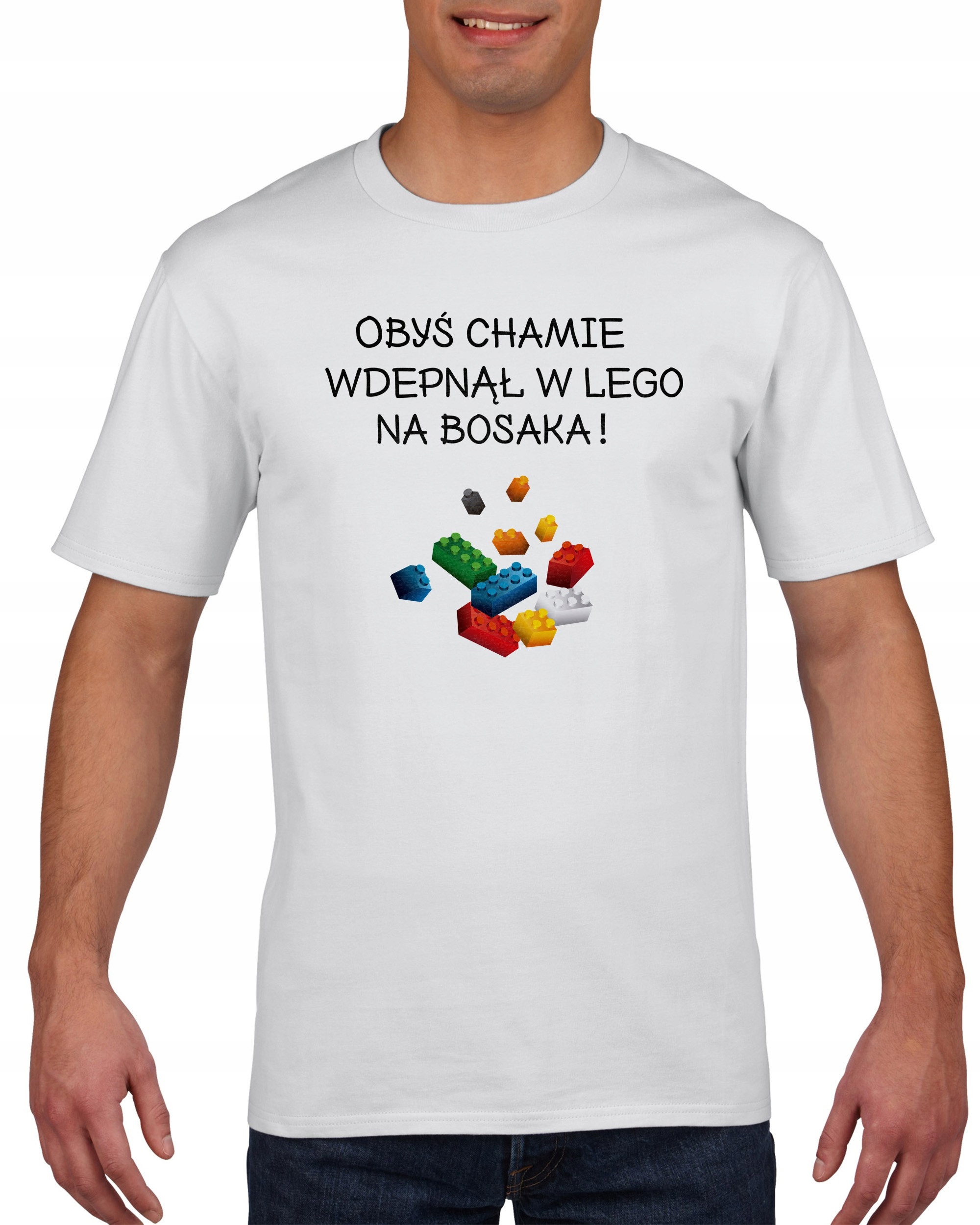 

Koszulka męska Obys Wdepnal W Lego M
