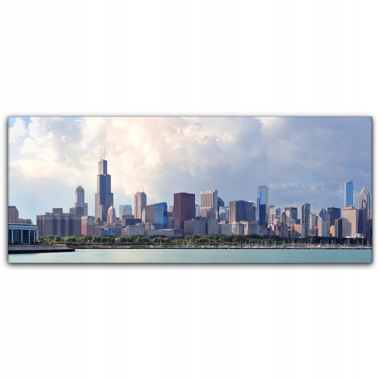 

Canvas na ramie na ścianę 125x50 Chicago Krajobraz