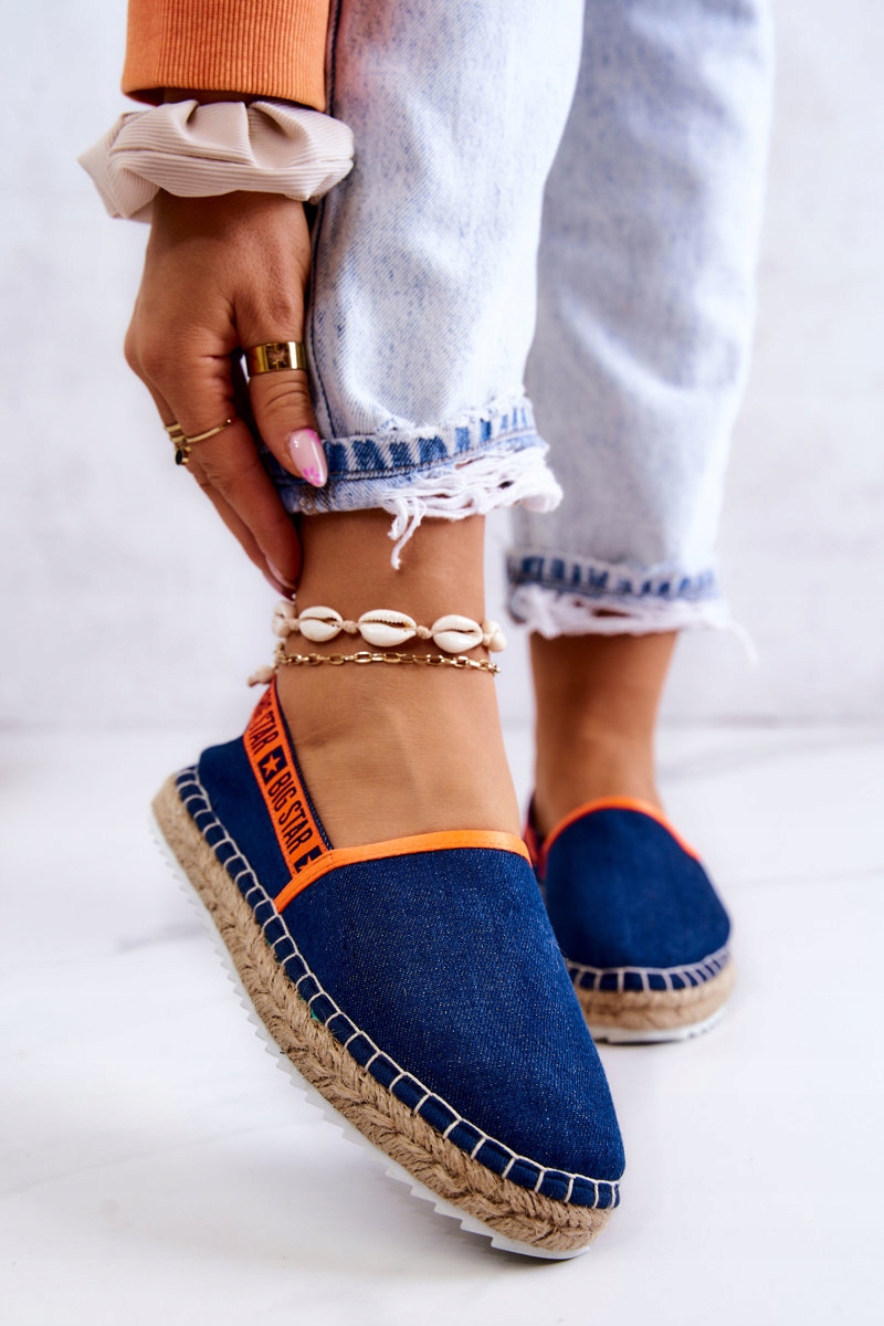 DAMSKIE ESPADRYLE BIG STAR JJ274877 GRANATOWE 36 Oryginalne opakowanie producenta pudełko