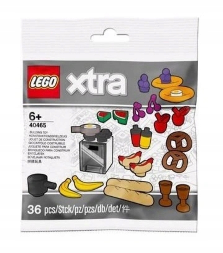 

Lego Xtra 40465 Jedzenie Akcesoria Poly Bag Nowy