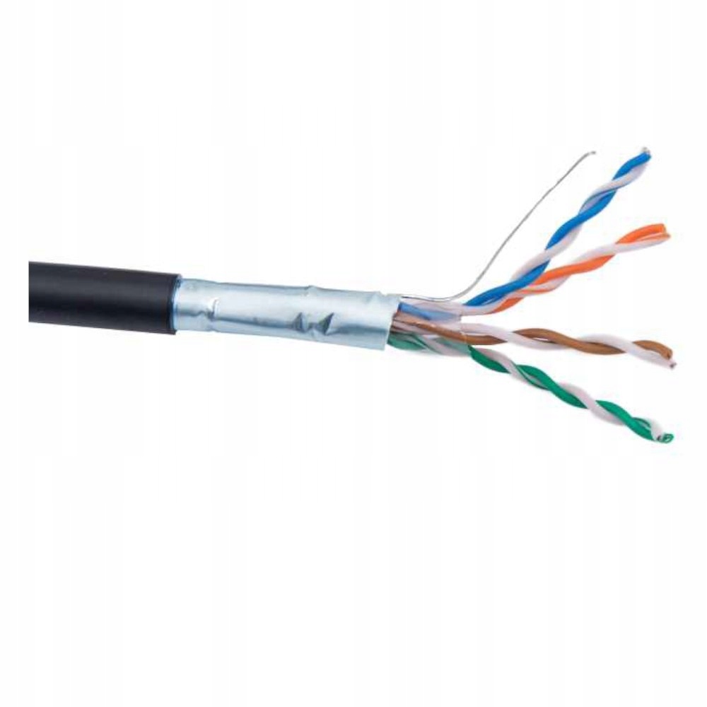 Kabel securityNET F/utp kat.5e Pe zewnętrzny 500m