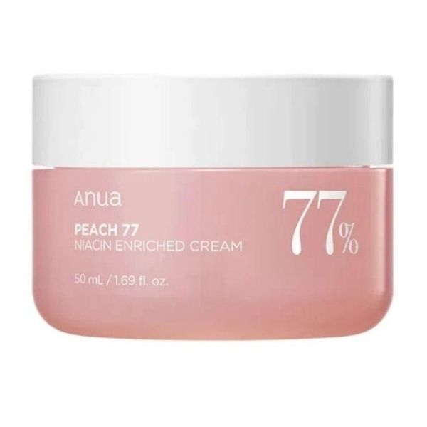 Anua Hydratační pleťový krém s Nikotinamid Broskev Rozjasňující 50 ml