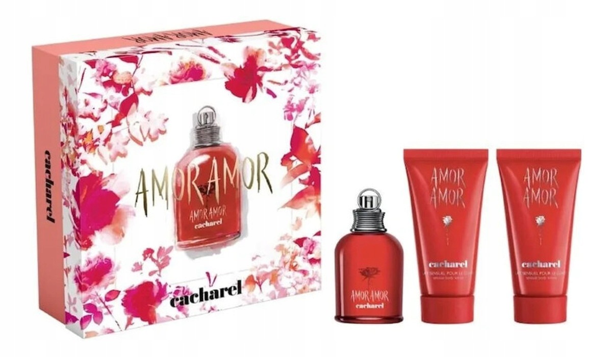 Cacharel Amor Amor sada toaletní voda sprej tělové mléko 2x50 ml
