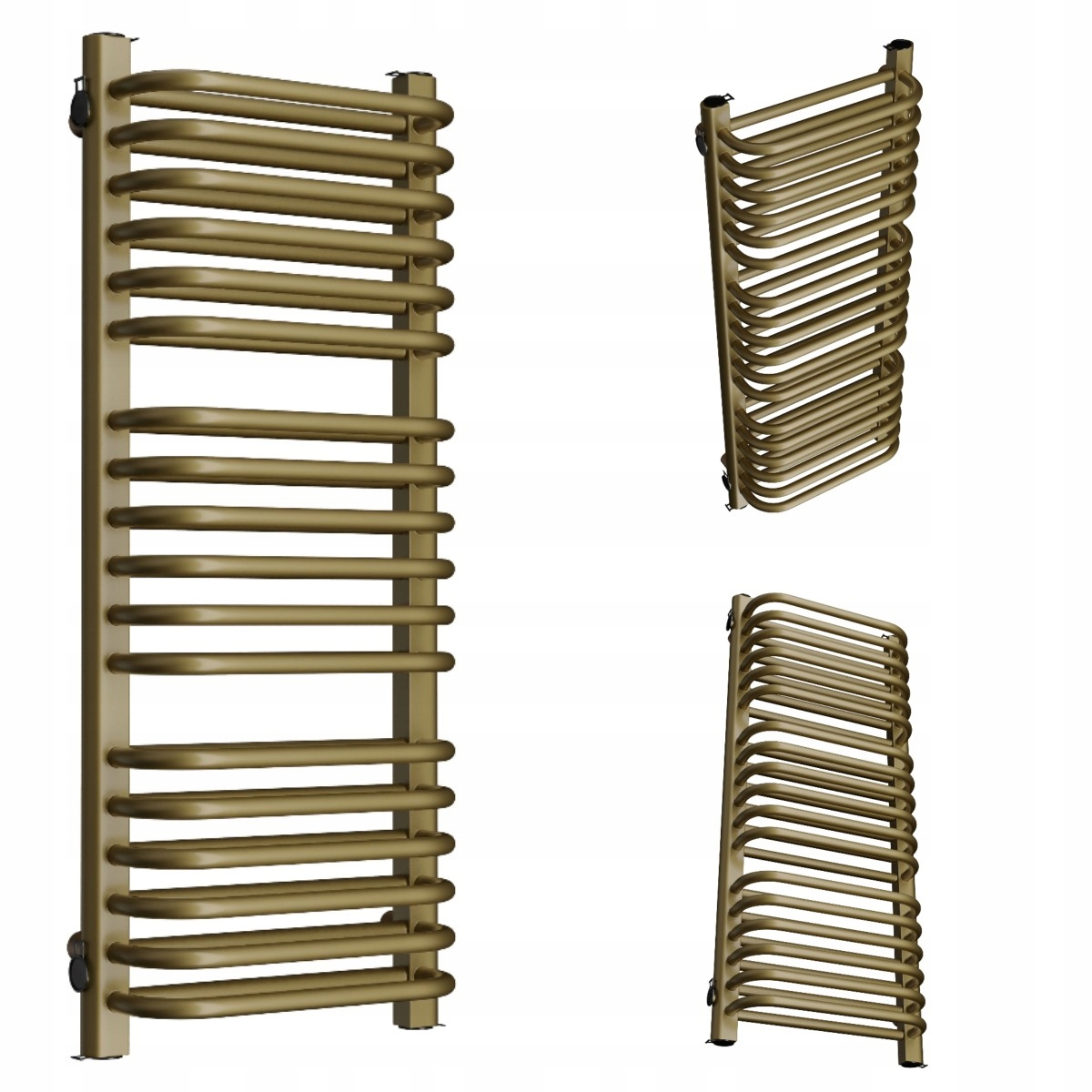 Vertikálny Kúpeľňový Radiátor Double 720/400 Starožitný, Svetlý
