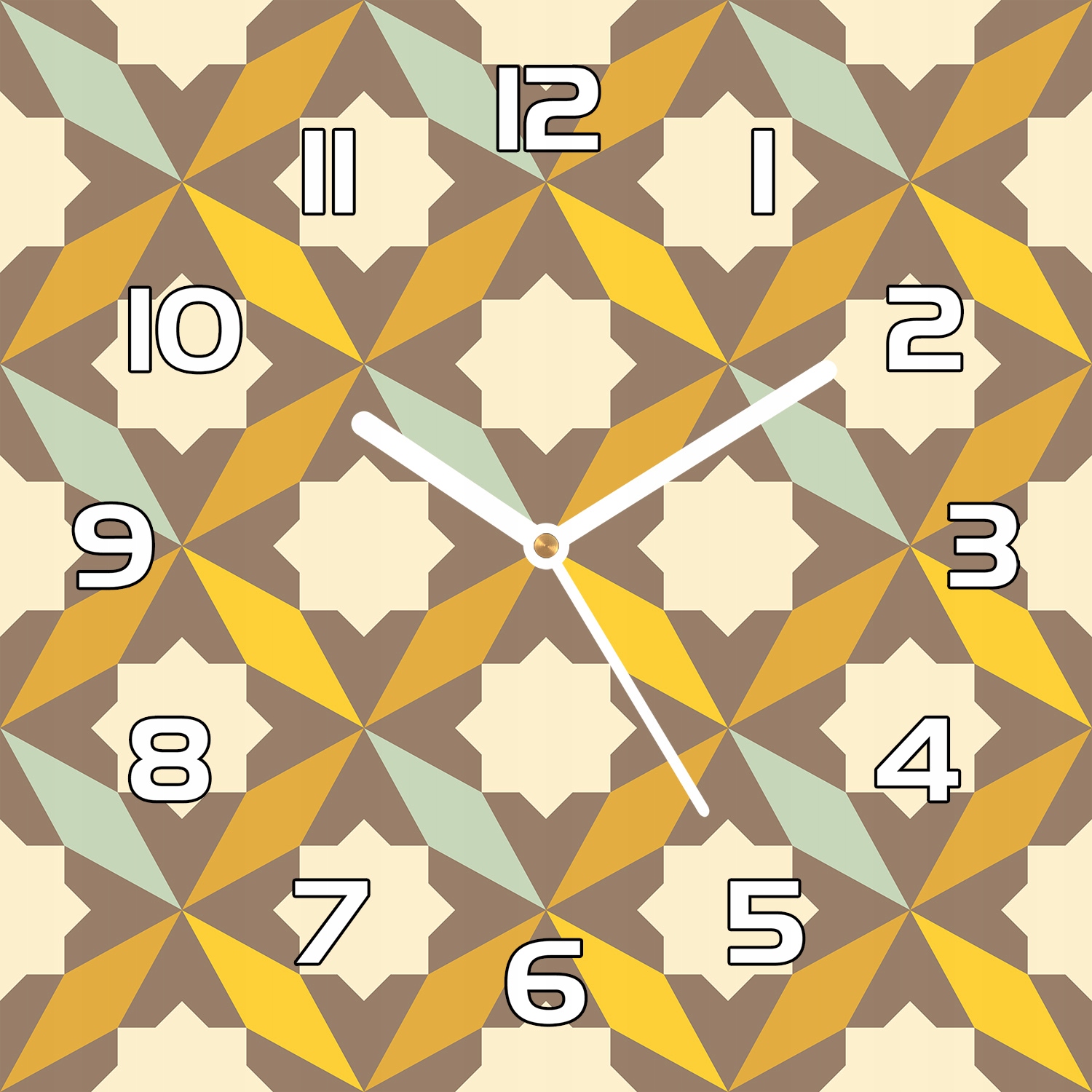 

Zegar szklanyAbstrakcyjny wzór geometryczny 30x30