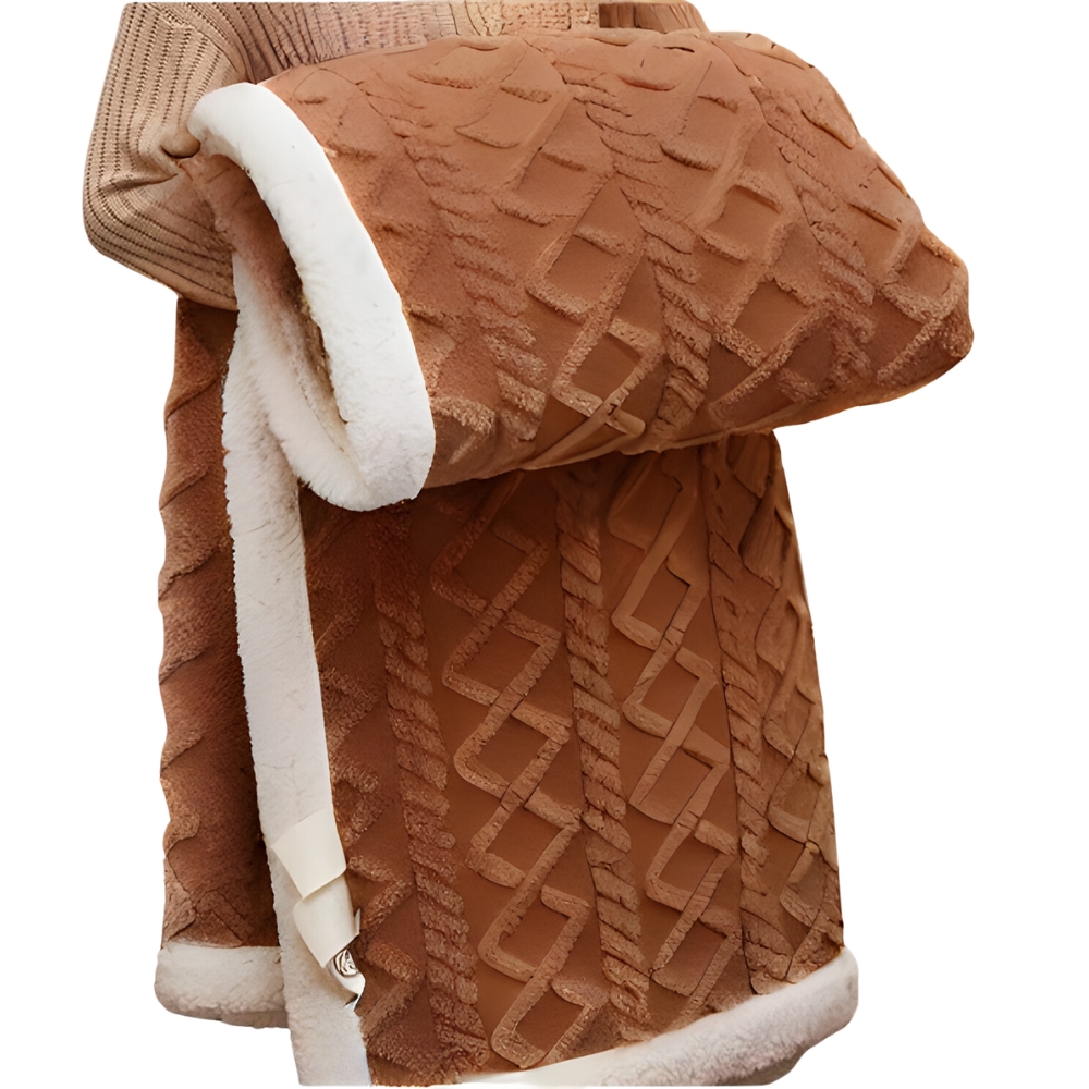 Měkká Tlustá Přikrývka Na Postel Teplá, Nadýchaná, Beránek 220 X 230 CM