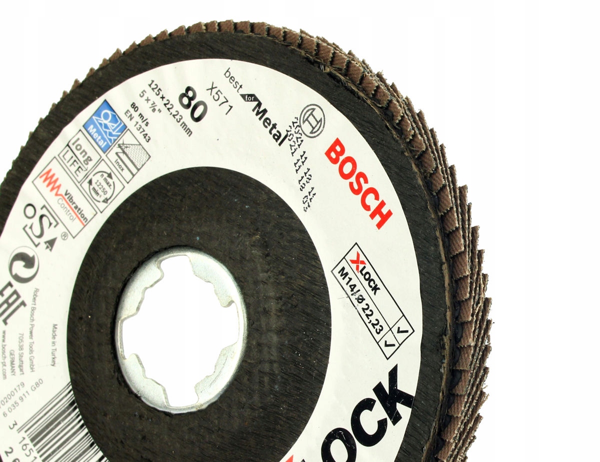 BOSCH TARCZA LISTKOWA 125mm GR.80 X-LOCK DO METALU Marka Bosch