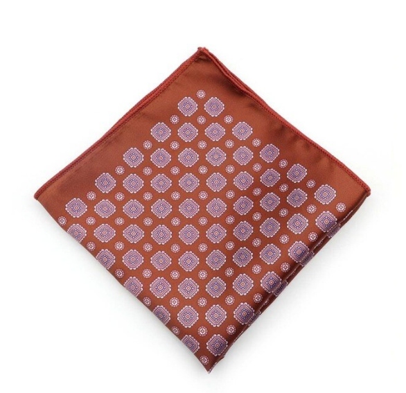 POSZETKA w kolorze brązowym wzór