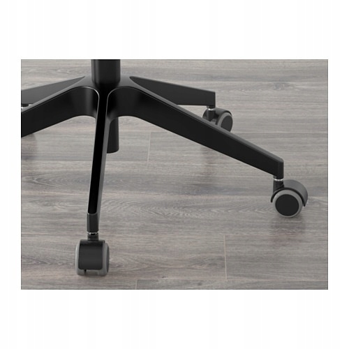 IKEA MARKUS krzesło obrotowe biurowe CIEMNOSZARY Szerokość mebla 53 cm