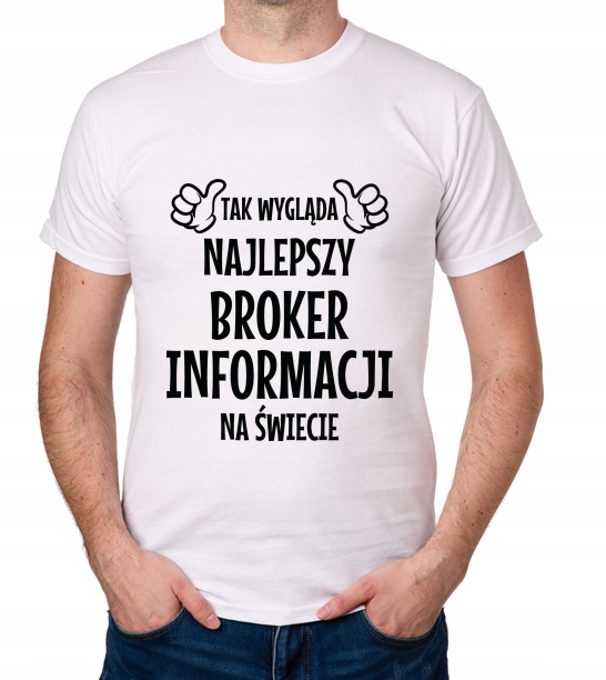 

koszulka Najlepszy Broker Informacji prezent