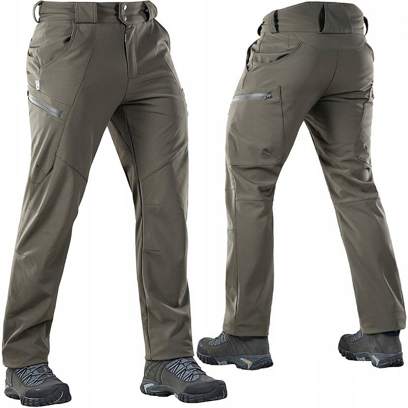 Kapsáče Softshellové Pánské Dlouhé Winter Trekové Olivové Xs M-tac