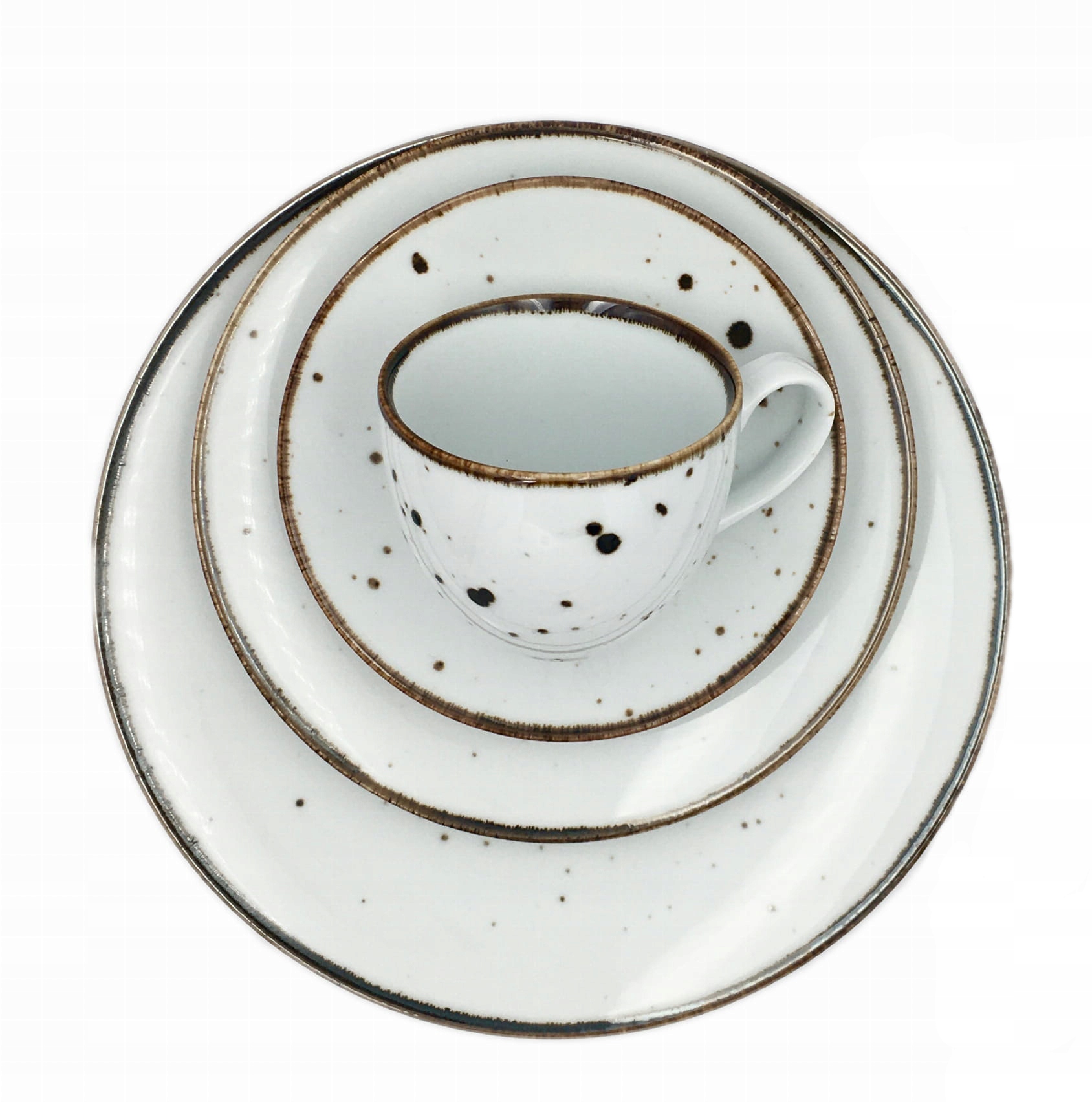 

Alumina Bogucice komplet obiadowy 6osób biały