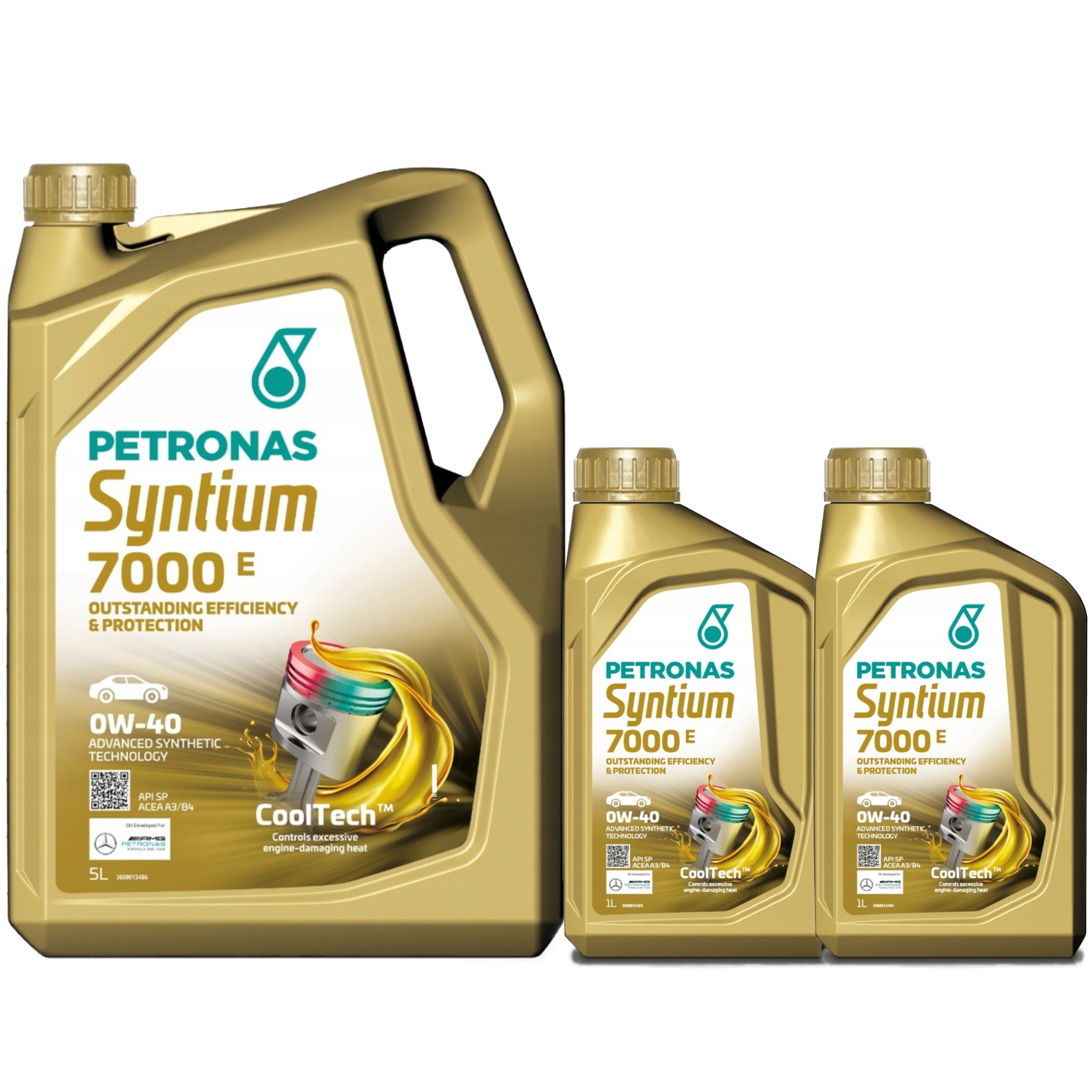 Petronas Syntium 7000 E 0W-40 Sp 5L Petronas Syntium 7000 E 0W-40 Sp 1Lx2