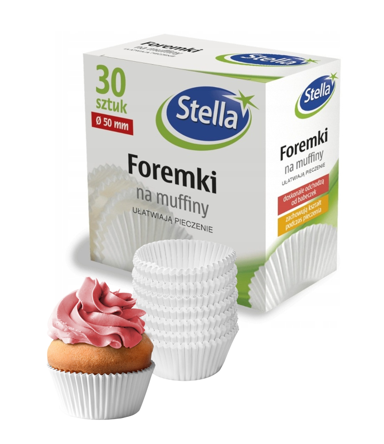 

Foremki Papilotki muffinki do pieczenia 30szt