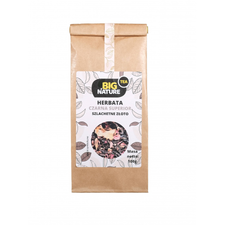 Herbata czarna SUPERIOR SZLACHETNE ZŁOTO 100g - BIG NATURE — 2