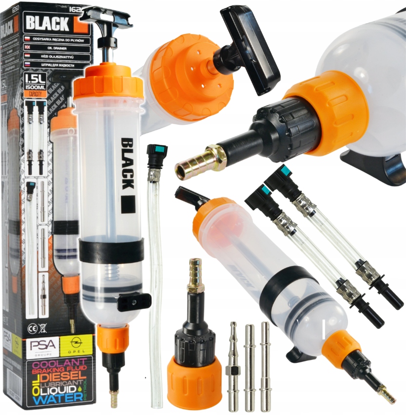 Всасывающая машина для масляной жидкости ручная всасывающая машина 1,5 л