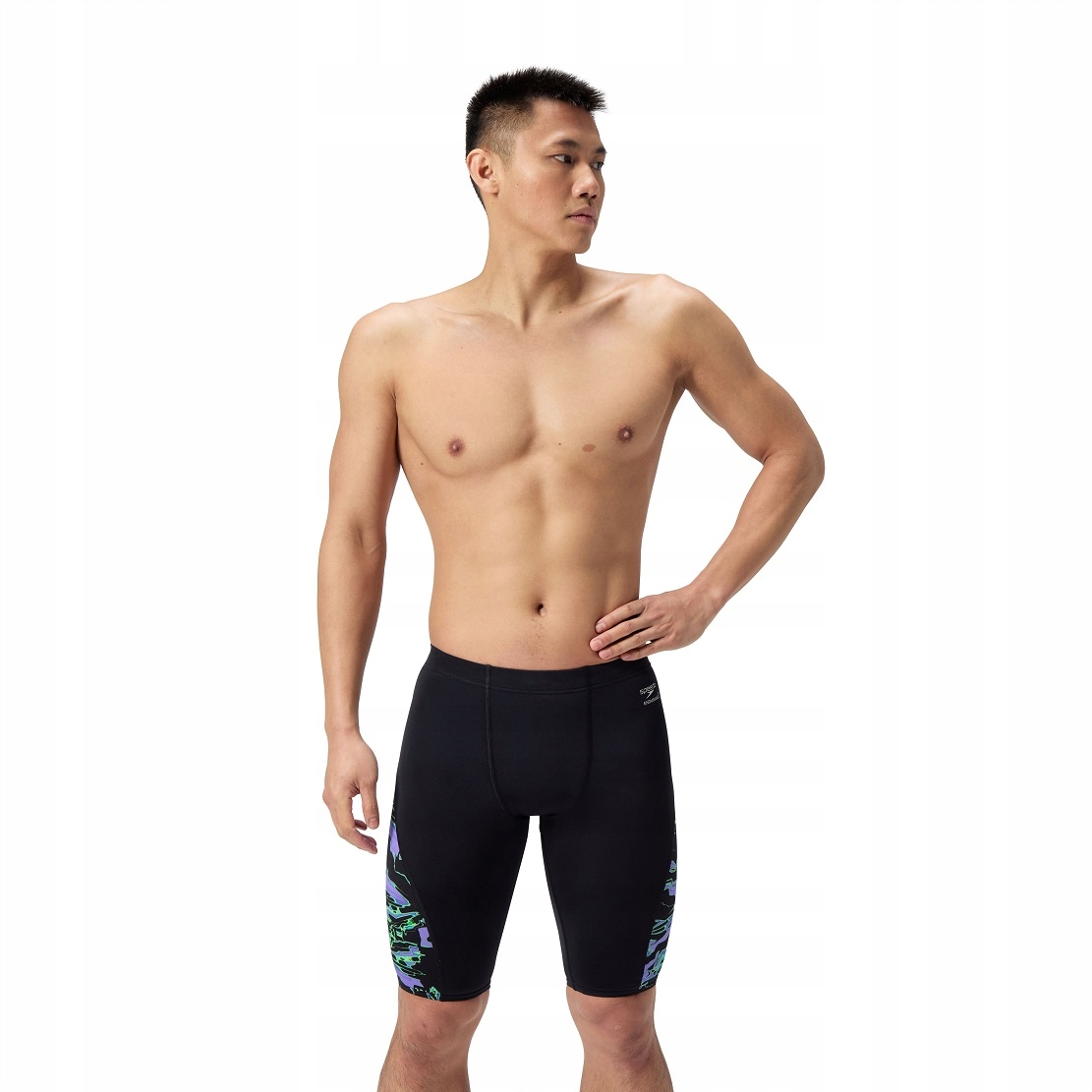Kąpielówki męskie spodenki kąpielowe Speedo Spliced Jammer rozmiar D6