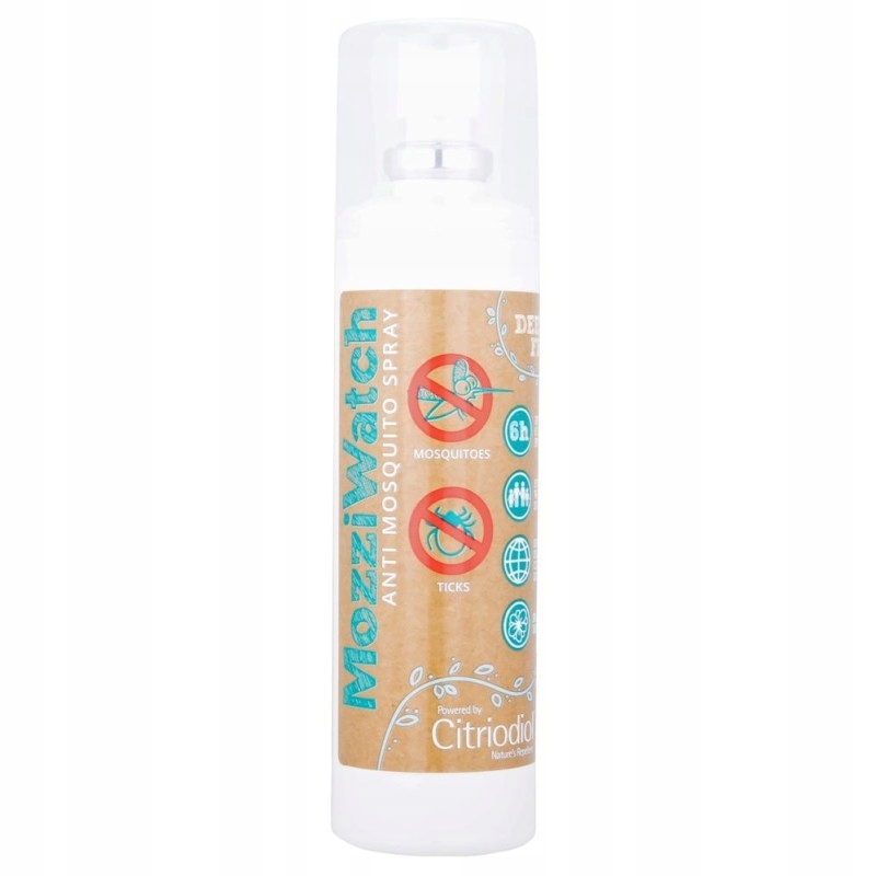 MozziWatch Naturalny spray na komary i kleszcze ochrona do 6h 75ml