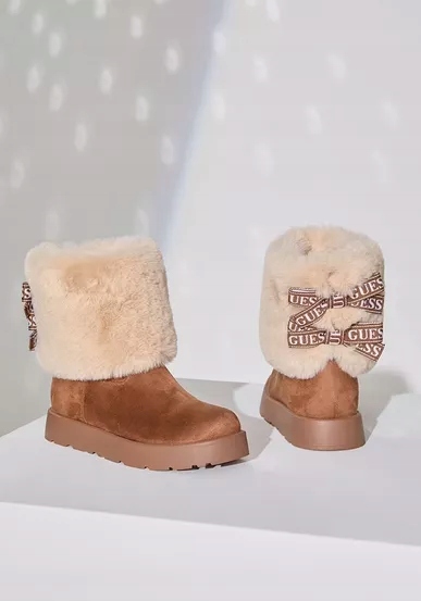 Guess dámské válenky, boty Dovies hnědé 38,5