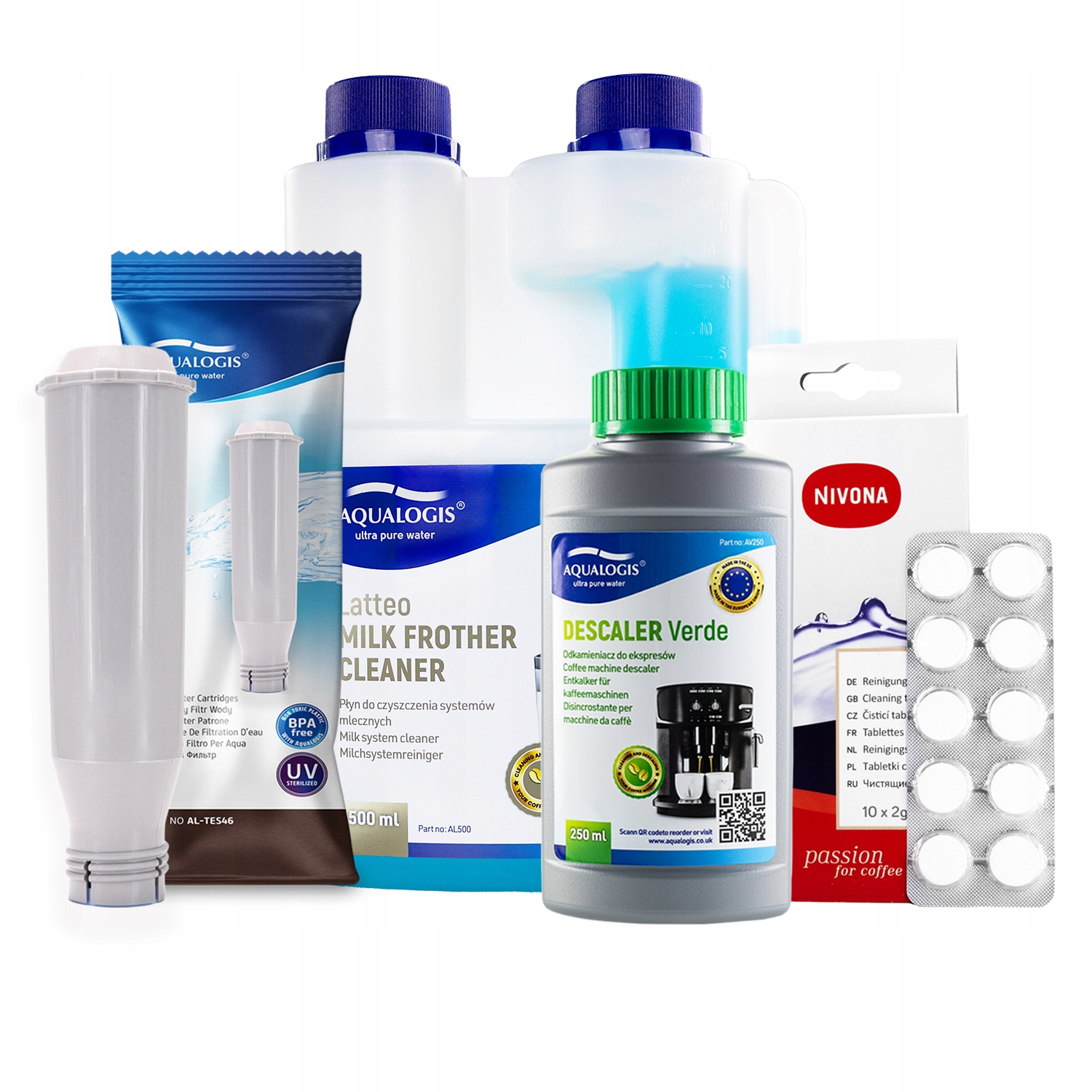 Filtr do kávovaru Nivona AL-TES46 Odvápňovač Tekutina 1L Tabletky