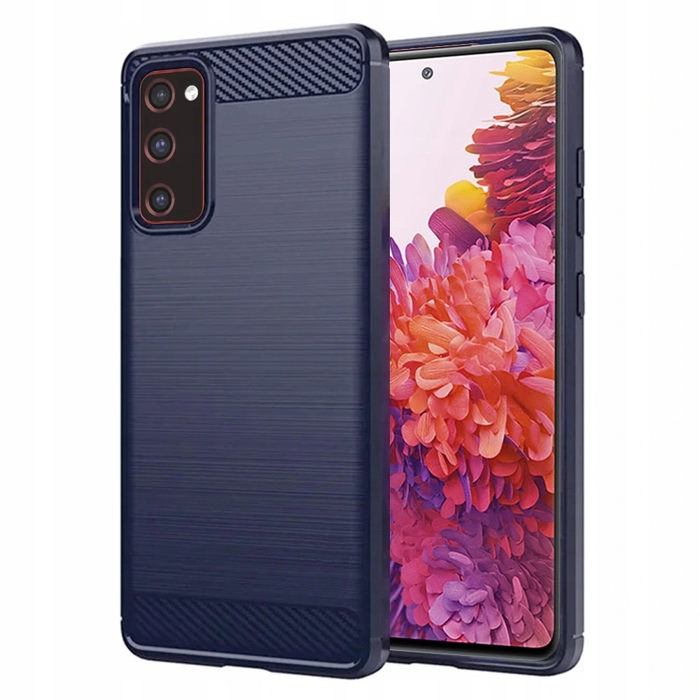 Techsuit Silicone etui na Samsung Galaxy S20 Fe S20 Fe 5G niebieskie