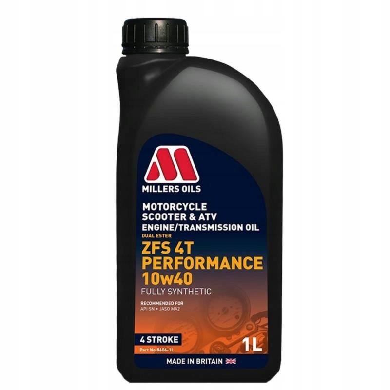 Millers Oils Zfs 4T Performance 10W40 1L 8606