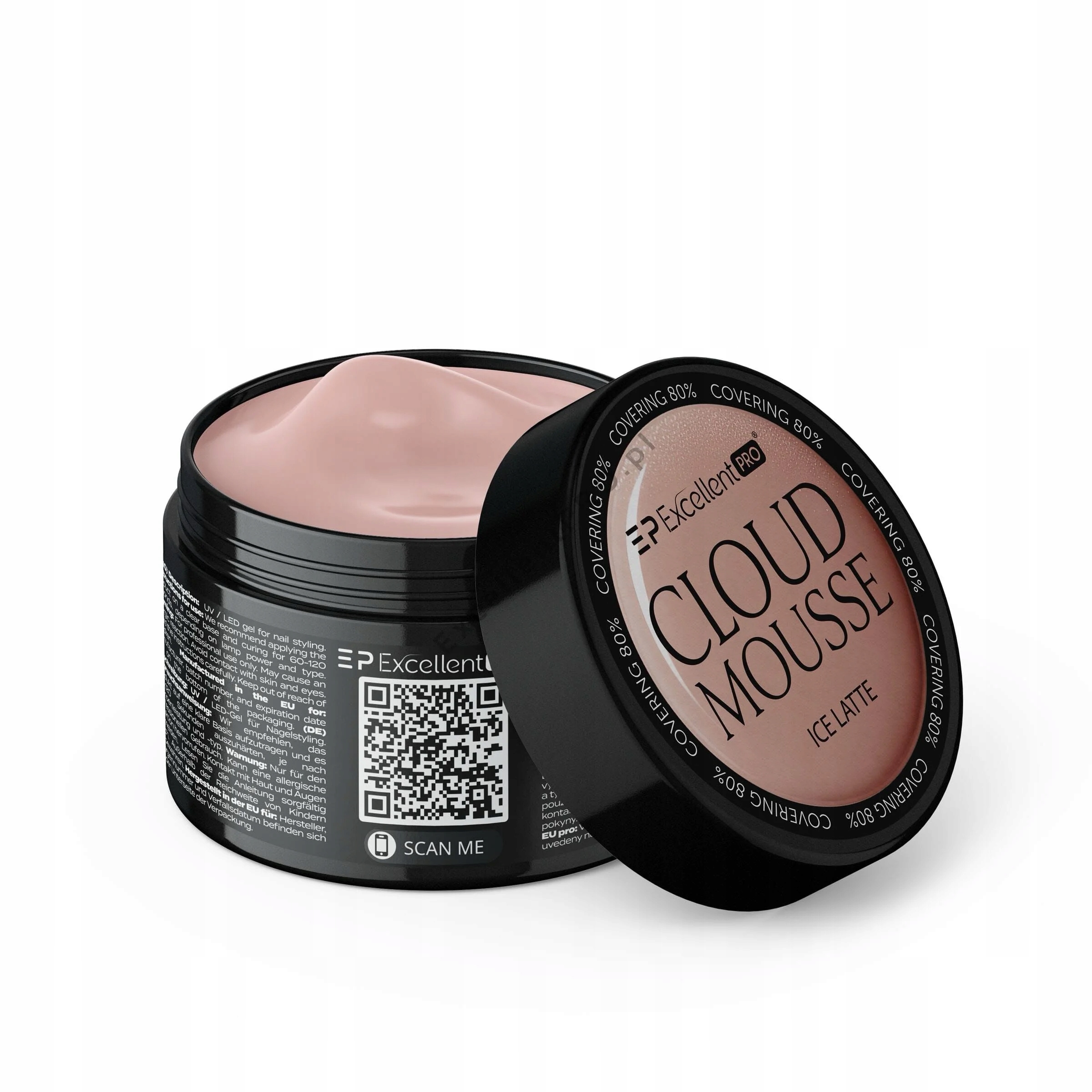 Stavební gel Excellent Pro Cloud Mousse Ice Latte 50 g
