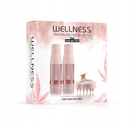 Zestaw Wellness szampon+odżywka VolumePlex 2x Masażer