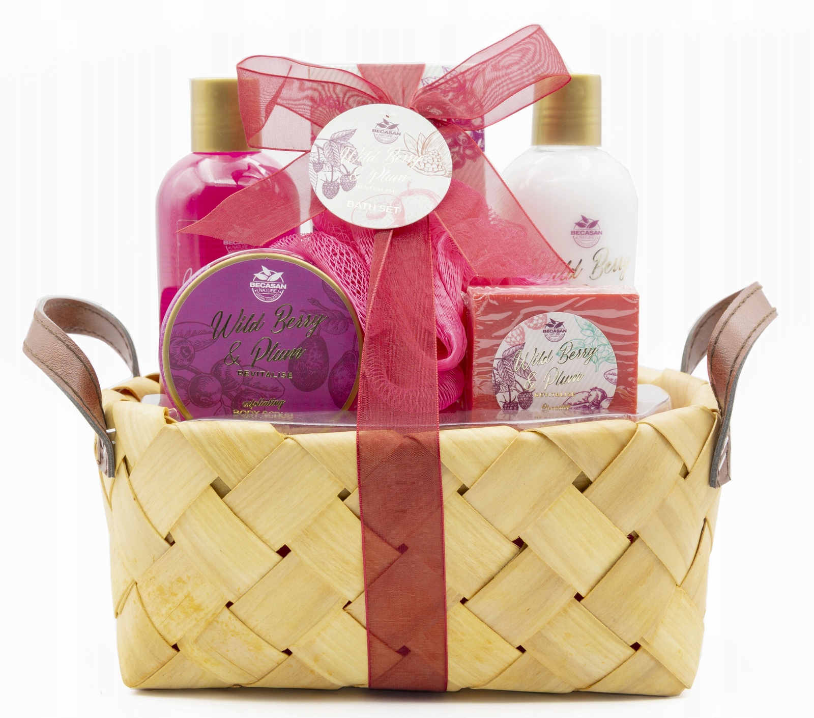 Duży Zestaw Prezentowy Kosz Do Kąpieli Ciała Kosmetyki Na Zajączka