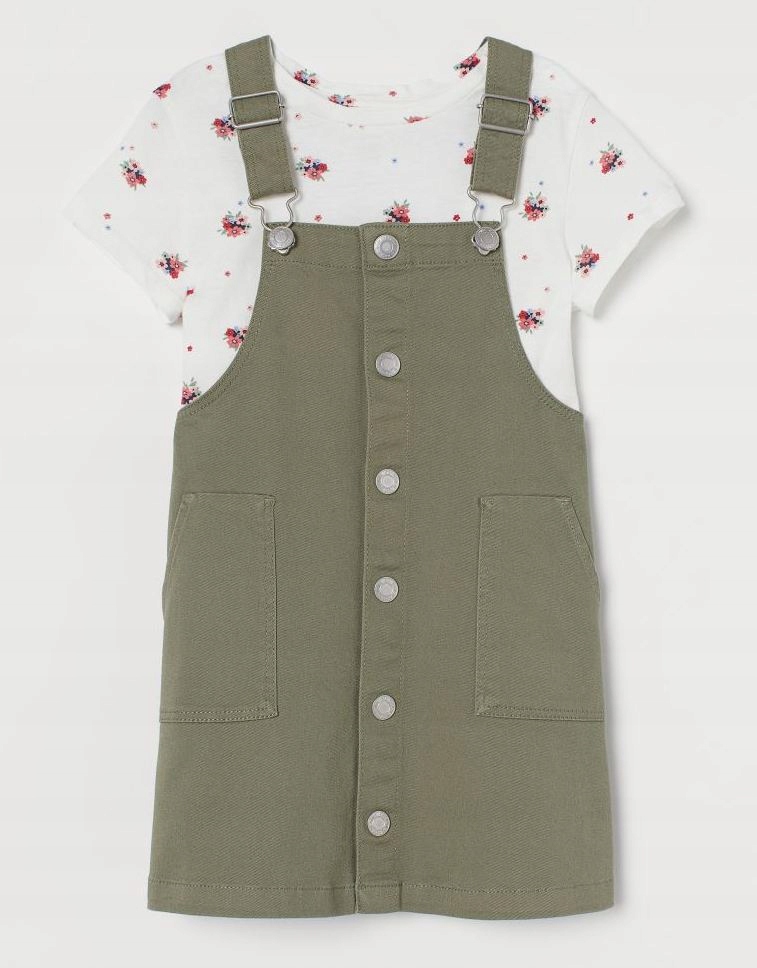 

H&m Komplet 2-częściowy bluzka i sukienka 122