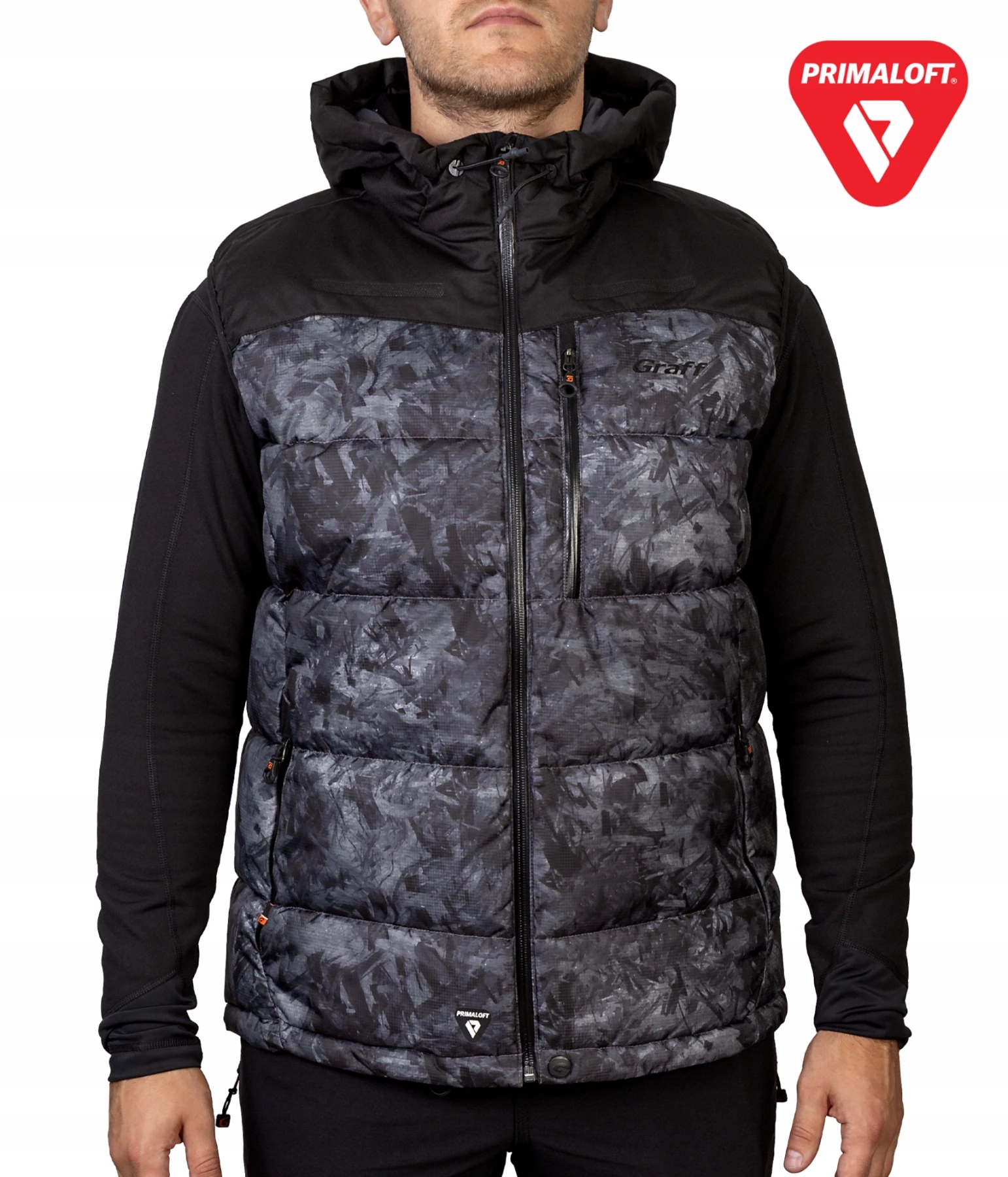 Bezrękawnik kamizelka lekka pikowana ciepła na zamek Primaloft Graff L