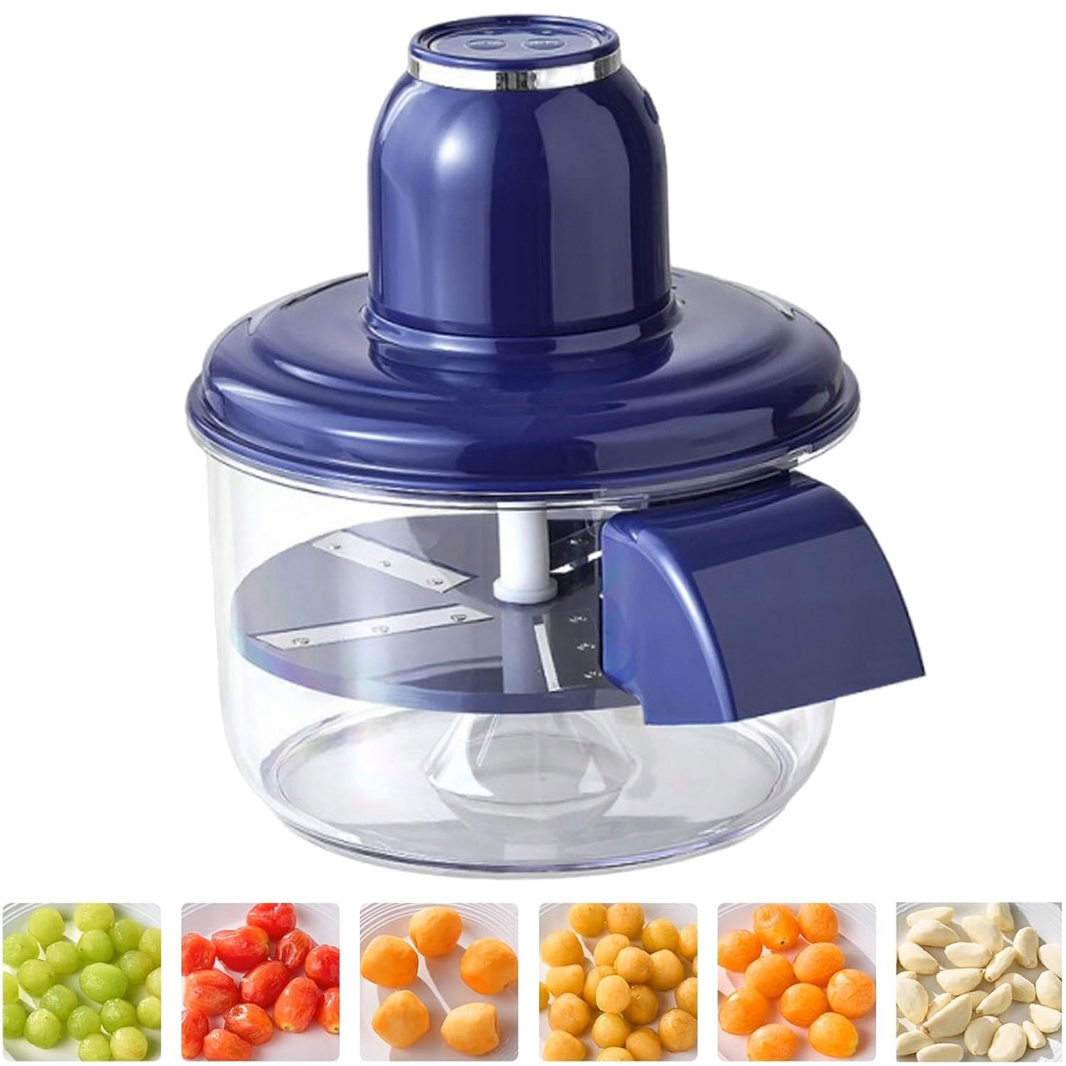 Multifunkční elektrická škrabka na malé ovoce, víno a česnek