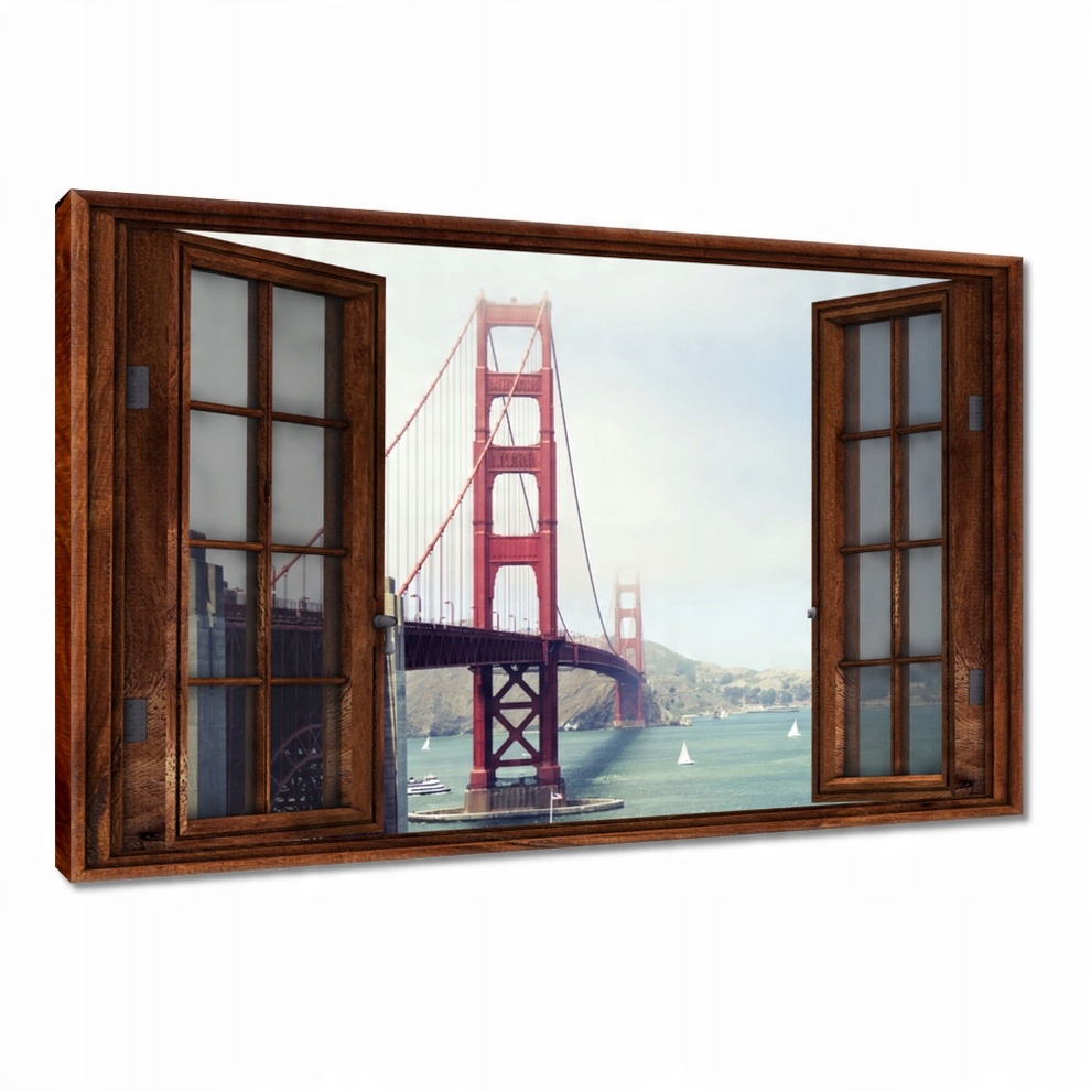 

Obrazy 120x80 Golden Gate za dnia