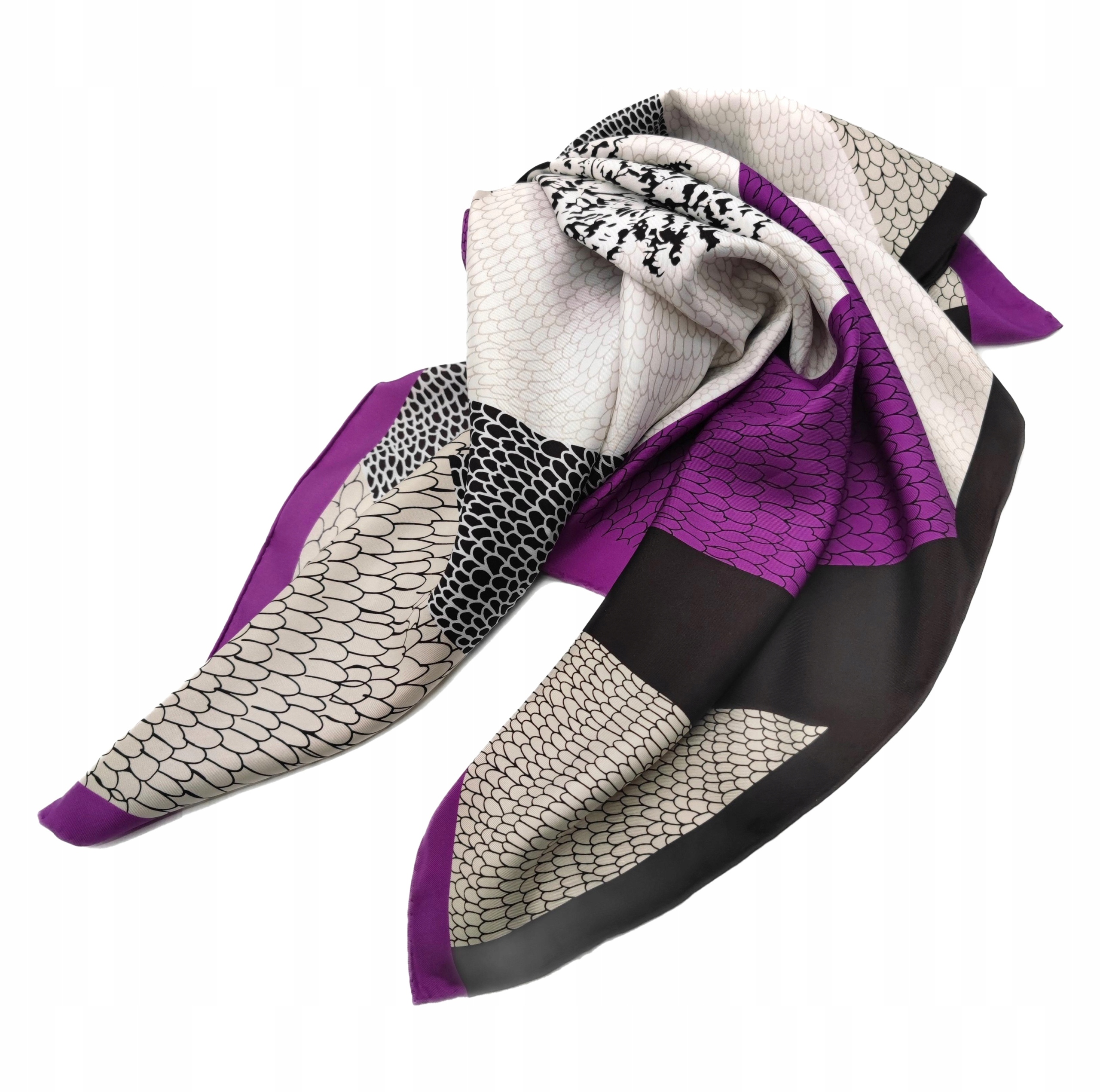 100% JEDWAB MARKOWA CHUSTA APASZKA JAKOŚĆ PREMIUM+ Model LD1031180602_4