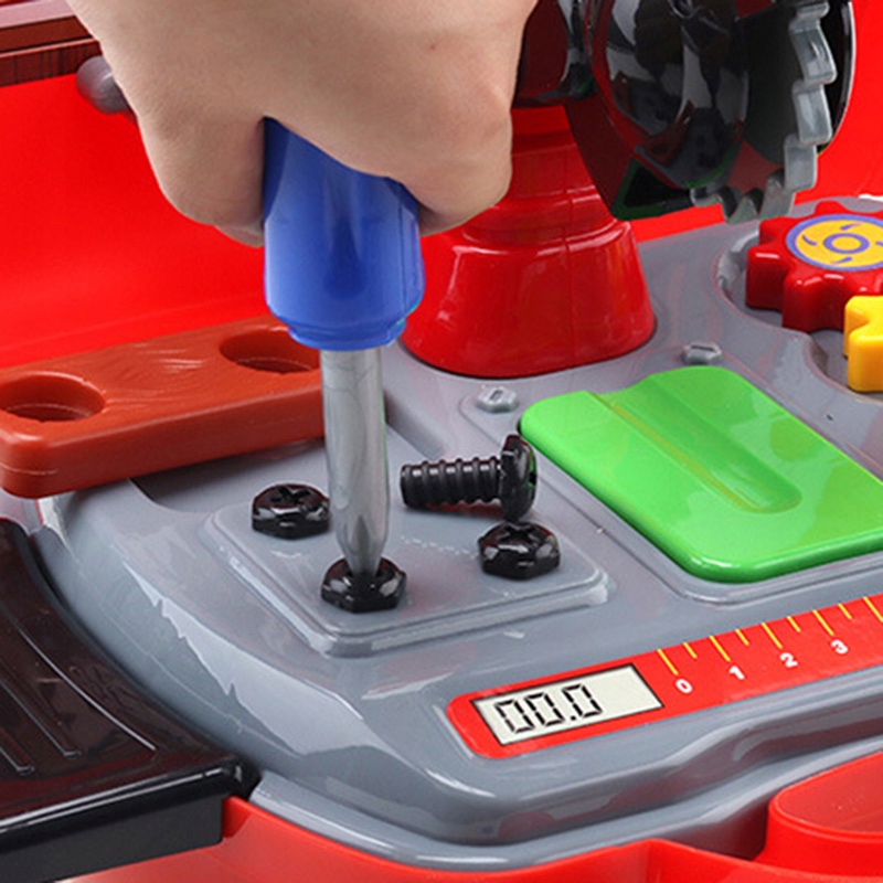 Walizka z Narzędziami dla Dzieci Warsztat Zestaw Narzędzi Majsterkowicza Materiał plastik