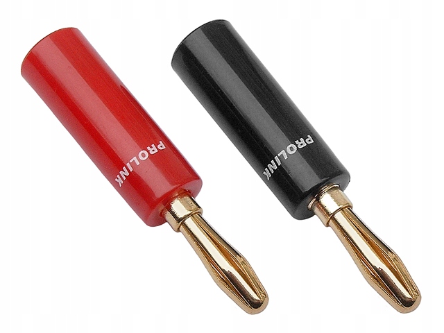 

Wtyk kolumnowy bananowy Plastic Prolink 2szt