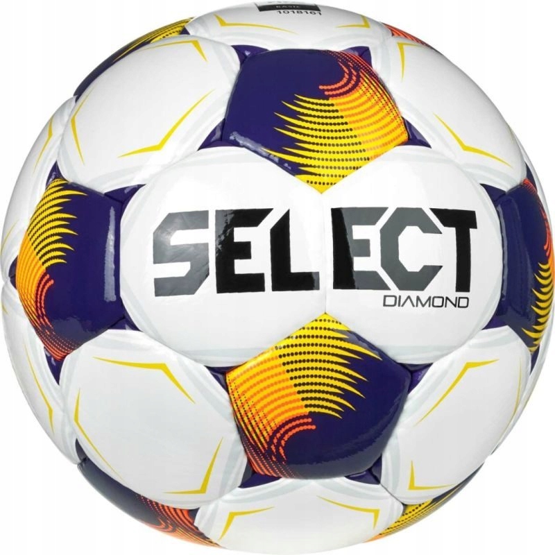 Select Fotbalový míč Fb Diamond bílo oranžová vel. 5