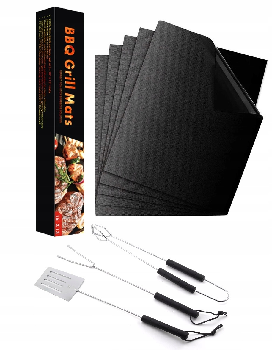 

Zestaw Akcesoria Do Grilla XXXL +5x Mata Teflonowa