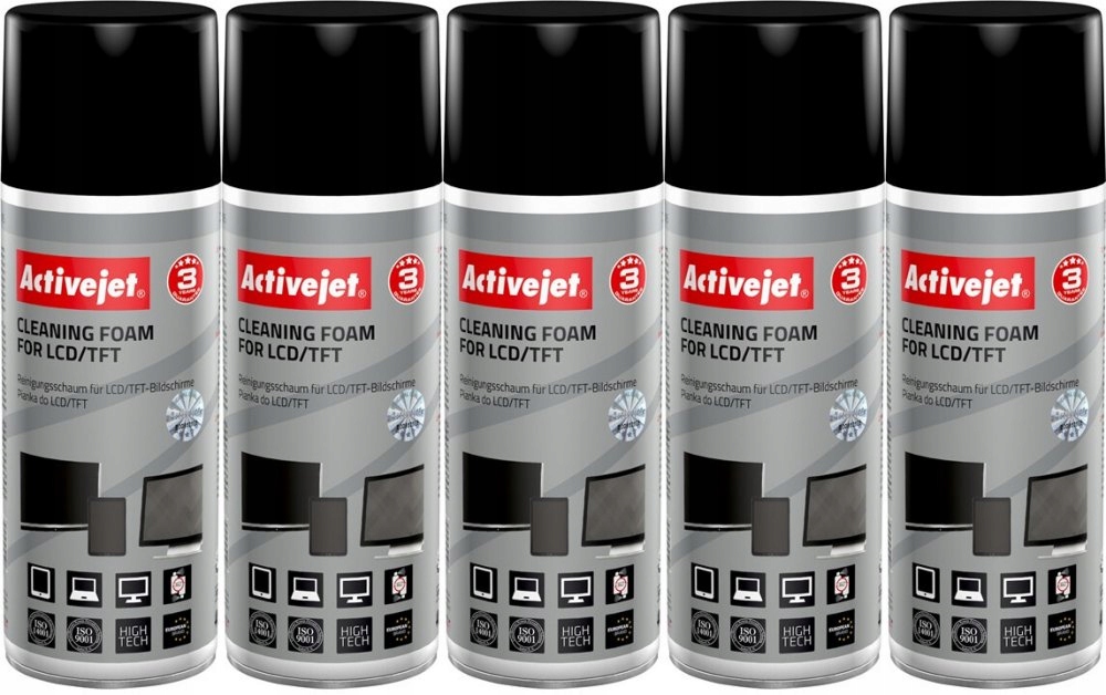 Pianka do czyszczenia matryc LCD/TFT Activejet AOC-105 400ml x5