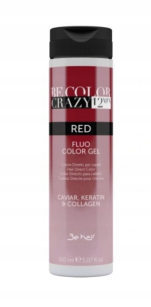 BE COLOR Farba CRAZY Red 150 ml